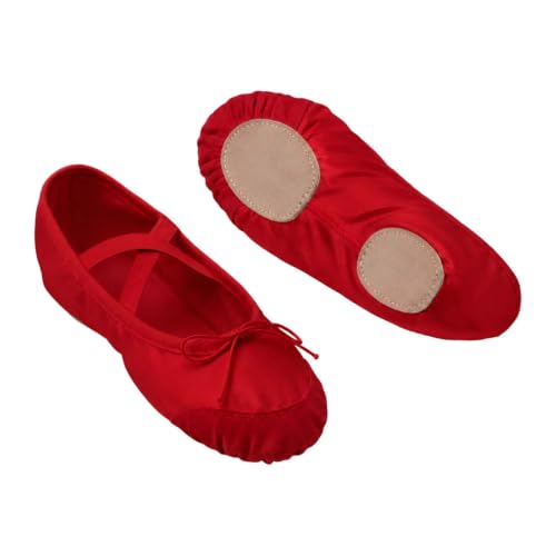 GICIR Zapatillas de Ballet Adulto de Lona para Yoga Gimnasia y Ensayo Clase