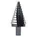 Step Drill Bit - Fractional/Self-Starting 10 Holes 1/4 - 1 3/8 In