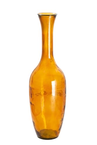 GILDE große Deko Vase XL Bodenvase aus reyceltem Glas - Glasvase Arturo -...