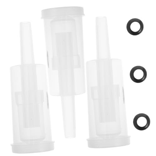 DECHOUS 1set Home Brew Accessory Assorted Color One Way Check Valves with Sealing Rings for Wine Fermenting Beer Making and Food Preservation 6pcs