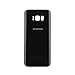 Akkufachdeckel Glasdeckel Backcover Gehäuse Rückendeckel Deckel Akku Deckel für Samsung Galaxy S8 (Schwarz)