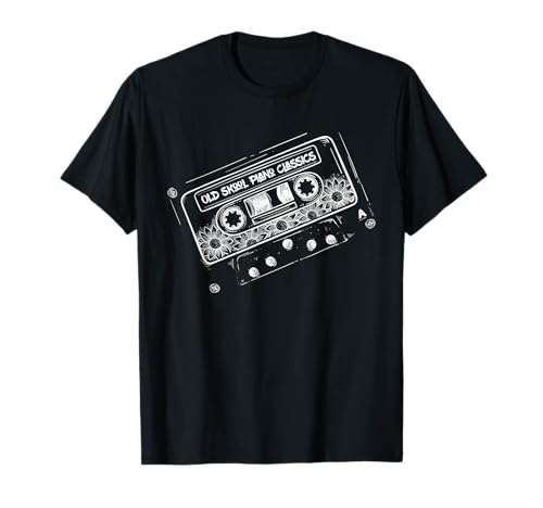 Old Skool Rave Tape & Raver, Classic Piano T-Shirt