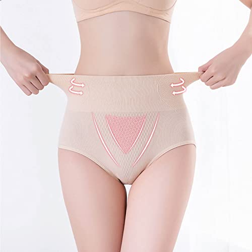 Pacote de roupa íntima feminina sem costura cintura alta cintura alta calcinha sem costura para mulh