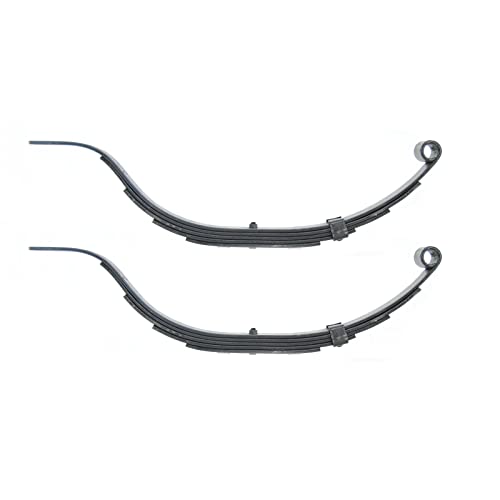 Sturdy Built Trailer Leaf Springs 25 inch Slipper Style 5 Leaf 2400lb Capacity - Set of 2