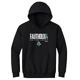 500 LEVEL WNBA Marine Fauthoux New York Liberty Elite Youth Hoodie (Black, XL)