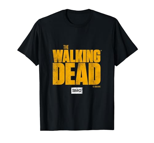 The Walking Dead Logo T-Shirt, Homme, Noir, M