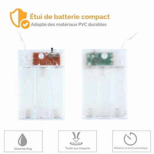 YUYWWAN Guirlande Automne Lumineuse, 3 Mètres 20 LED Lumière Feuille D'érable, Décoration Automne LED, Lumineuses en Feuilles D'érable pour Automne Fêtes, Halloween, Thanksgiving – vue 6