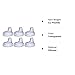 Nuby 6 Pack Replacement Silicone Spouts for The Nuby *No Spill Easy Grip Cup*