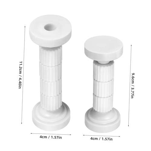 Support de tête de lit réglable blanc Fixation murale sommier métal lot de 4