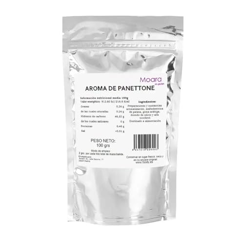 Aroma cítrico de panettone en polvo | muy concentrado | Saborizante repostería | No aporta color | Sin Alérgenos| 100 gr.