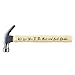Claw Hammer for Dad Personalized 20 Oz Engraved Wood Handle Steel Hammer We Love You To The Moon And Back, Daddy Wooden Gift for Fathers Day Birthday Anniversary