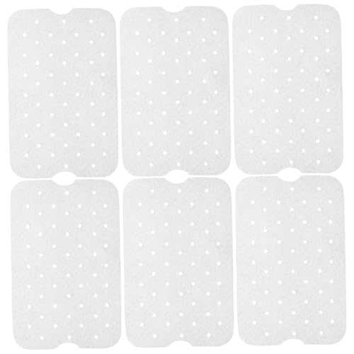 BESTonZON 100枚 エアフライヤー用使い捨て穴あき防油シリコーン加工ペーパーライナー ノンスティック加工耐熱クッキング 揚げ物 焼き菓子調