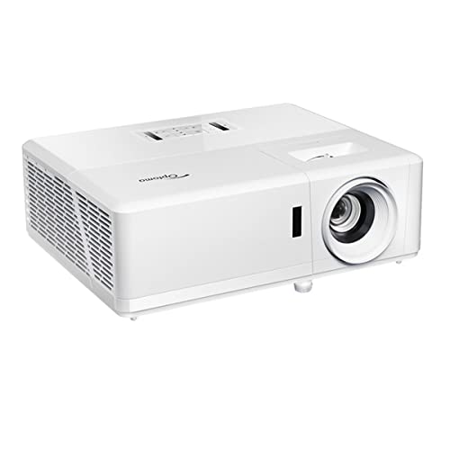 Image of Optoma UHZ45 4K UHD Laser Home Theater and Gaming Projector | 3,800 Lumens for Lights-On Viewing | 240Hz Refresh Rate and Ultra-Low 4ms Response Time, White