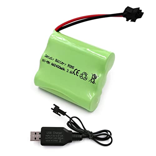 Akumulátor NiMH 9,6 V 2400 mAh pro dálkově ovládané auto a dron za 395.00CZK