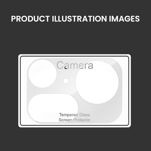 Image of FIRST MART Camera Lens Protector for Nothing Phone 4A Pro | 9H Tempered Glass, HD Clear, Scratch Resistant, Anti-Fingerprint, Case-Friendly | Crystal Clear, Pack of 1