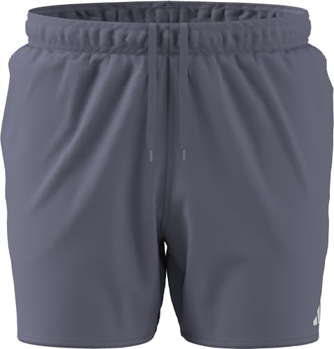 adidas Traje de baño sólido de 3 Barras de 5 Pulgadas para Hombre