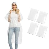 [Xrkuu] レインコート 使い捨て 4枚入り レインポンチョ レインウェア ランニング ポンチョ ポンチョコート 雨カッパ 防災グッズ 学生用 通勤 通学 自転車 旅行 水上項目 スポッツ観戦 梅雨対策 リュック対応 軽量 ミニ包装 持ち運び便利 フリーサイズ 男女兼用 透明色