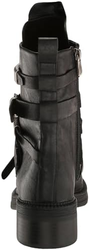 DKNY Women's Essential Everyday Bootie Combat Boot, Black, 5 | Image 2