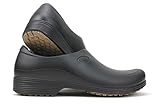 Work Shoes for Men - Waterproof Slip Resistant - StickyPRO Shoes (8.5, Black)
