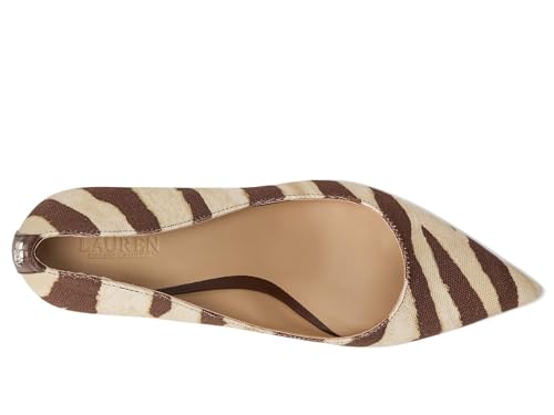 Lauren Ralph Lauren Women's Adrienne Zebra-Print Canvas Pumps2