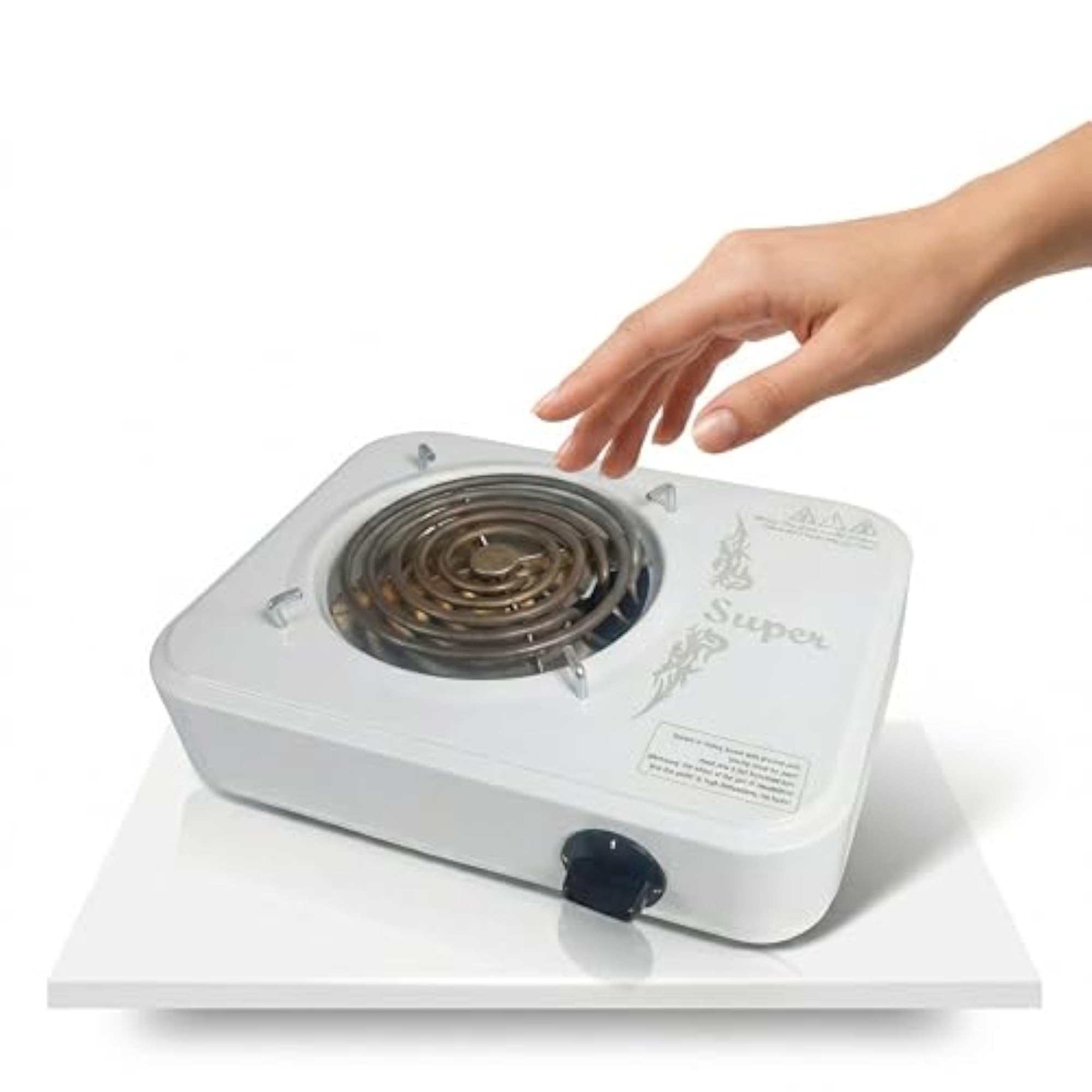 2000W Radiant Electric Cooktop with Adjustable Temperature Control