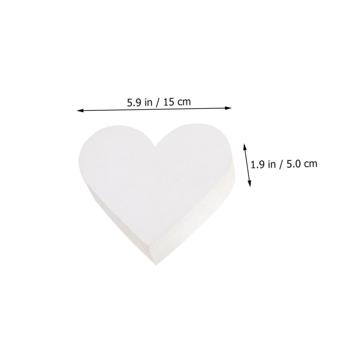 Toyvian 2 Pièces Modèle de Gâteau Cœur Mousse Décoratif et Réutilisable pour Mariage Accessoire Pâtisserie Léger et Sûr pour Entraînement et Décoration