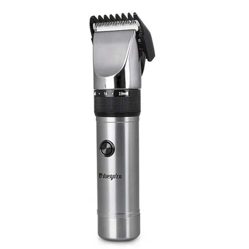 Orbegozo CTP 2500 - Cortapelos Profesional, Cuchilla Cerámica Autoafilable, 5 Horas Autonomía, Cabezal Extraíble, Aluminio