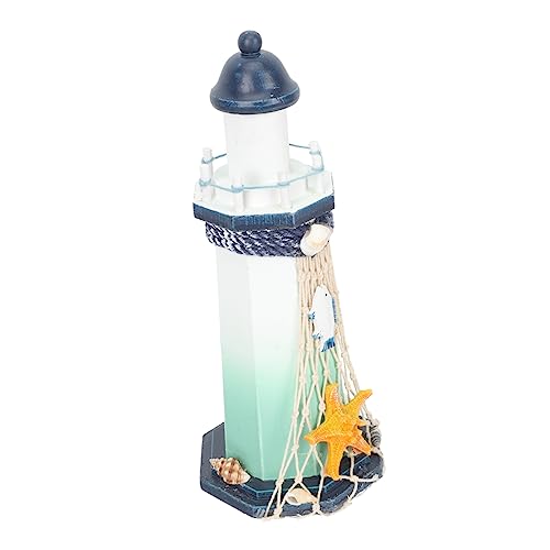 Phare en bois méditerranéen FCXDMY pour décoration de table nautique