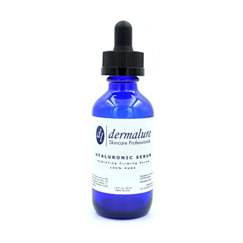 Hyaluronic Acid Serum 100% Pure: High Molecular Weight: 1.83 Million: 1.5% HA Concentrate, High Viscosity: Calming & Firming Moisturizer For All Skin Types: Paraben and Fragrance-Free (2oz. 60ml) Cover