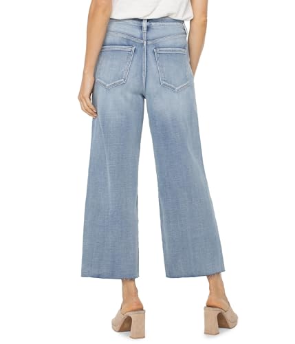 Liverpool Women's Stride High-Rise Crop Wide Jean W/Cut Hem 26"2
