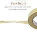 Amazon Basics Masking Tape, Pack of 3 Rolls, Beige, 0.7 inch x 180 feet
