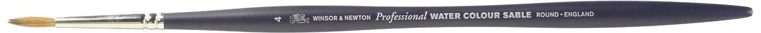Winsor &amp; Newton Professional Watercolour Sable Brush, Round #4