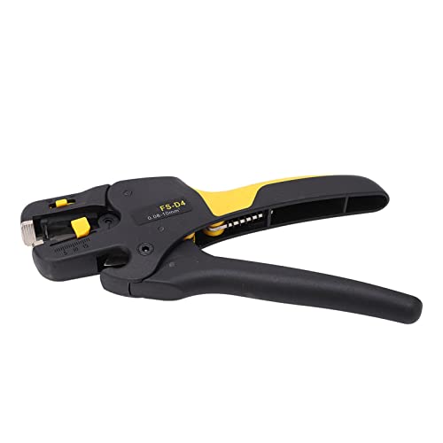 FS D4 Pince à Dénuder Automatique, Plage 0,08-10 mm², Pour Fils Multibrins et Monobrins, Longueur de Dénudage 0-15mm, Matériau ABS