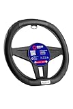 Conçue pour ceux qui recherchent une expérience de conduite supérieure, cette housse de volant Sparco à base plate de 35 cm de diamètre allie un design moderne et ergonomique à de réelles performances fonctionnelles. Son esthétique sportive, inspirée du monde de l'automobile, apporte style et caractère à l'intérieur du véhicule sans sacrifier le confort ni le contrôle au volant.