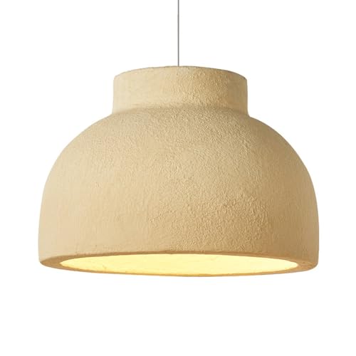 AKUDHBU Textured Dome Pendant Light Handcrafted Sculpted E27 Industrial Style Ceiling Lamp...