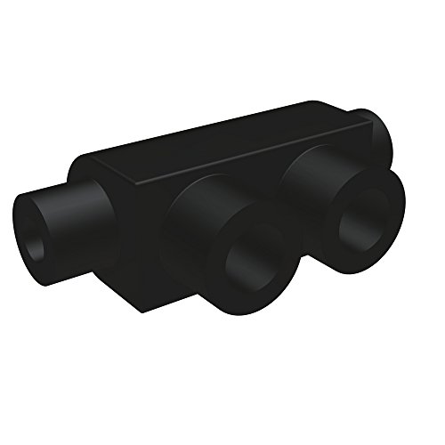 Burndy 1PBS250 Black Unitap UV Rated, 2 Ports, 10-250 AWG/kcmil Wire Range, 4.01