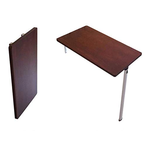 Table pliante murale MU rouge vin 74*40, la solution pour libérer le sol du studio - 4