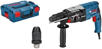 Bosch Professional martillo perforador GBH 2-28 F (incl. empuñadura auxiliar, profundidad retráctil 210 mm, paño, portabrocas intercambiable 13 mm, portabrocas intercambiable SDS plus , L-BOXX)