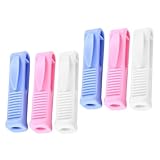 FIXOSHEE 6 piezas Herramienta para Abrir Ampollas Cortador de Vidrio Resistente Dispositivo Ahorro Laboral para Enfermería Apertura Rápida y Segura Colores Blanco Rosa y Azul
