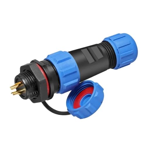 Conector de aviación SP20 SP21 de 5 pines macho y hembra con brida 8