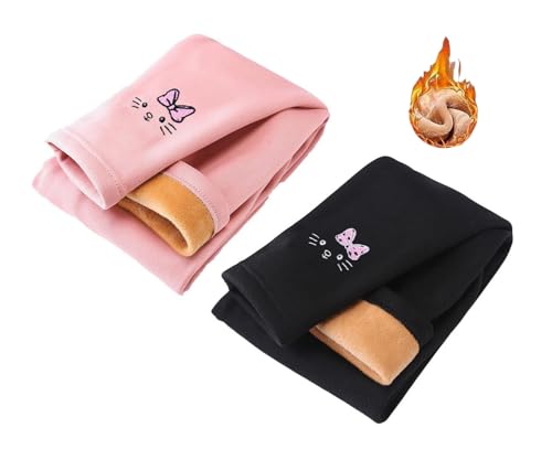 Leggings thermiques polaire enfant (lot de 2) pour garçons et filles de 2 à 7 ans