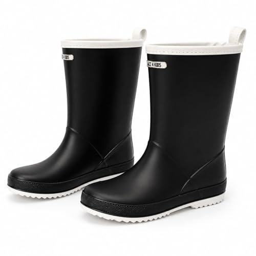 Bottes de pluie garçons en caoutchouc PVC imperméable A2Z 4 Kids
