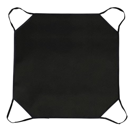 hiino kano 耐火シート 防火 スパッタシート【80×80cm 厚手シリコン加工】焚き火台シート 耐熱1500℃ 折りたたみ収納袋付き キャンプ BBQ ソロキャンプ 薪ストーブ 庭キャンプ 防災用