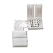 Connettore striscia LED, connettore ad angolo retto da 10 mm, connettori RGB senza saldatura a forma di L a 4 pin per striscia LED RGB 5050 12V (10 pezzi)