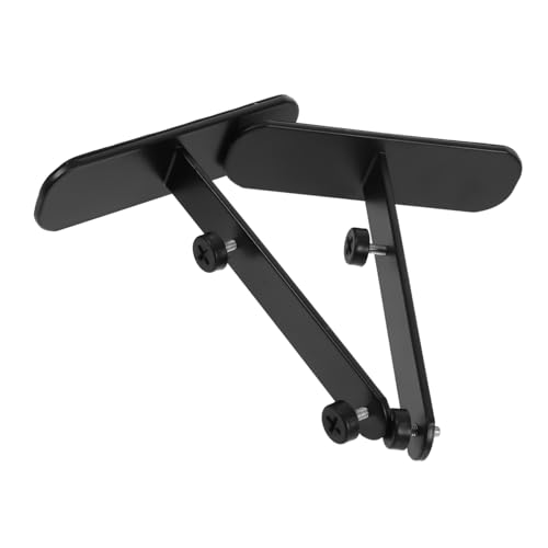 Alipis 2 Piezas Soporte De Fijación De Escritorio Soportes De Tablero De Clavijas Soporte De Exhibición Acero Carbono Black