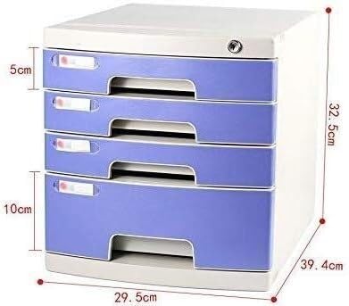 NAKEAH Schedario con serratura for dati Cassetto di archiviazione for ufficio Organizzazione desktop riservata