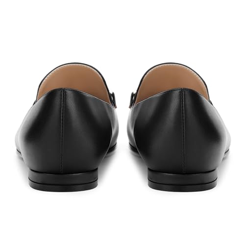 Image of Women's Loafers, Slip On Round Toe Comfortable Flats for Women Dressy and Work, Womens Business Casual Shoes