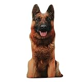Uso multifuncional: la almohada de 20x50 cm/7.87x19.69 pulgadas con forma de perro divertida es muy adecuada como una almohada de cuerpo lumbar para compartir la presión para su cintura, y puede usarse como una almohada para dormir en la cama.