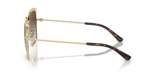 Michael Kors MK1141 Greenpoint Sunglasses, Light Gold/Dark Tortoise Insert/Brown Gradient, 57 mm3