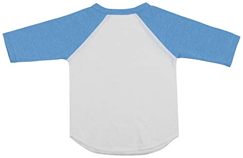 Image of ToBeInStyle Kids Boys Girls Cotton Jersey Contrast Raglan V-Neck Tee T-Shirts